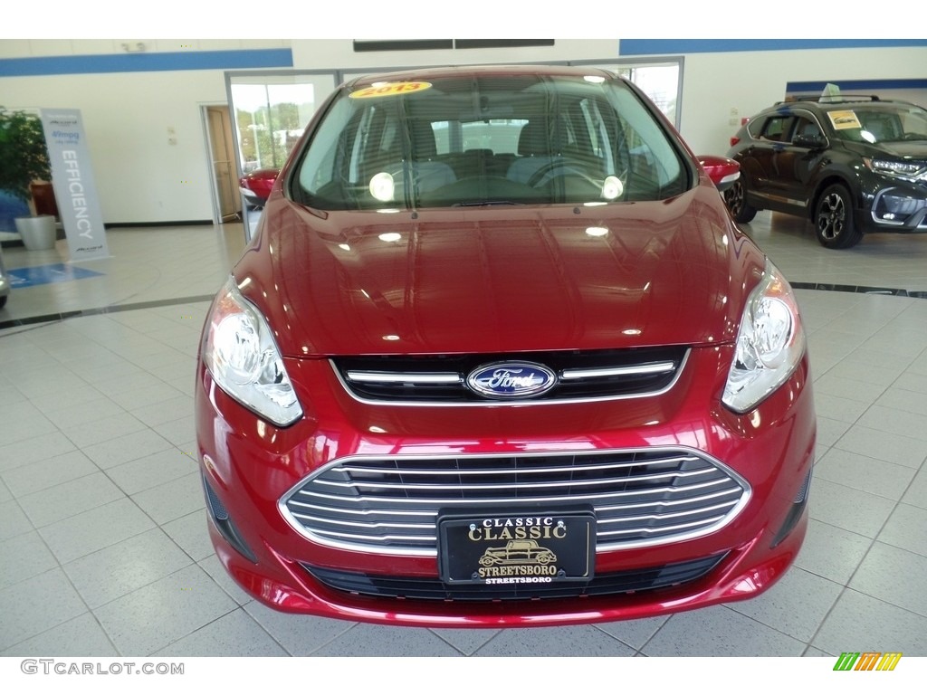 2013 C-Max Hybrid SE - Ruby Red / Charcoal Black photo #11