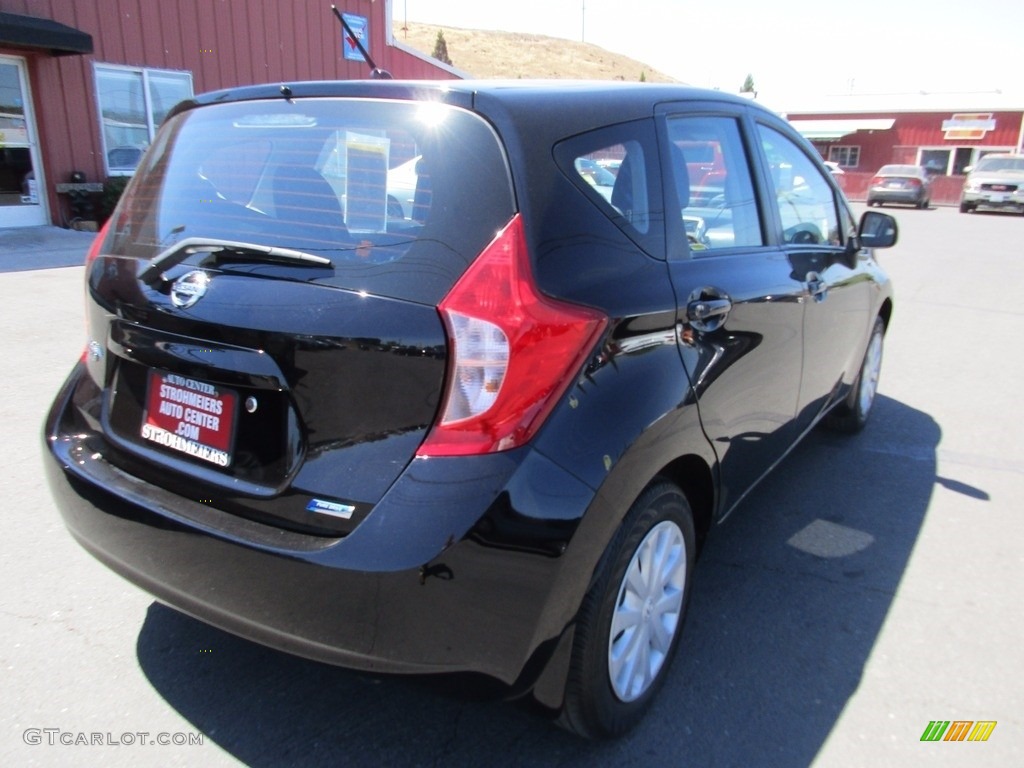 2014 Versa Note S - Super Black / Charcoal photo #7