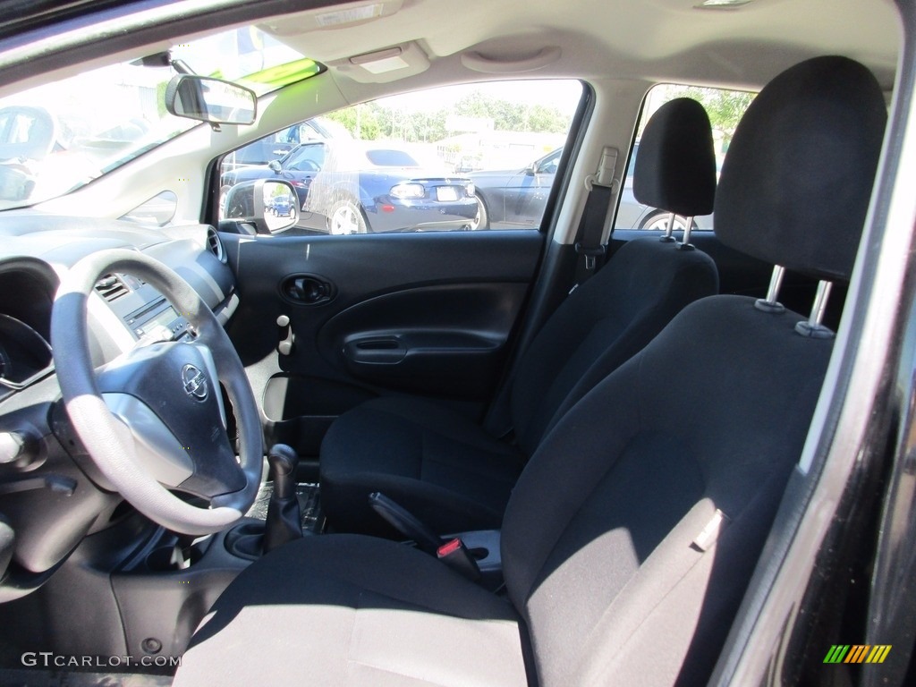2014 Versa Note S - Super Black / Charcoal photo #8