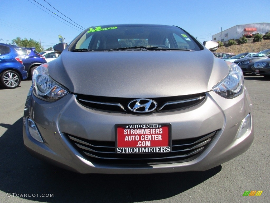 2012 Elantra Limited - Desert Bronze / Beige photo #2