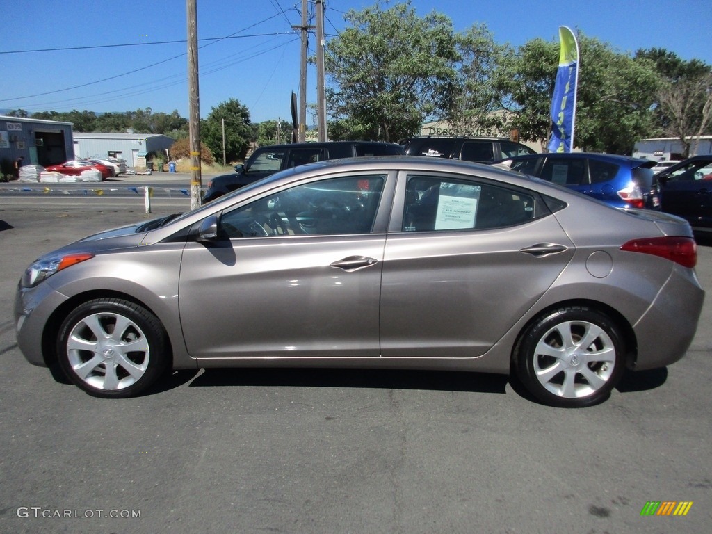 2012 Elantra Limited - Desert Bronze / Beige photo #4