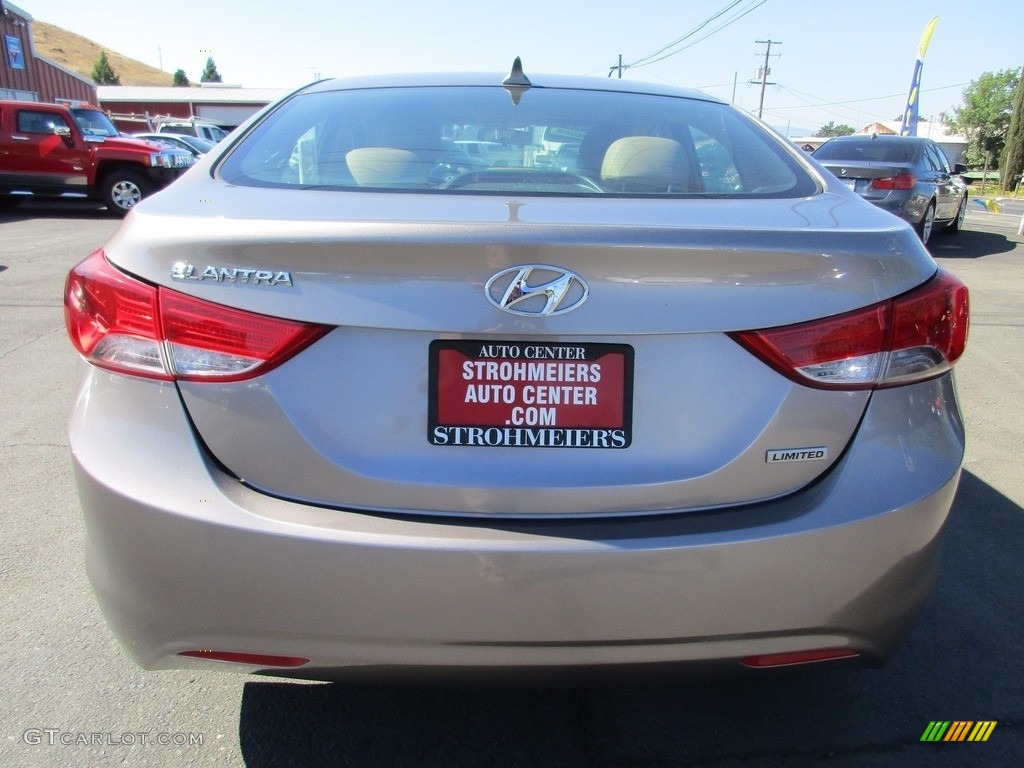 2012 Elantra Limited - Desert Bronze / Beige photo #6