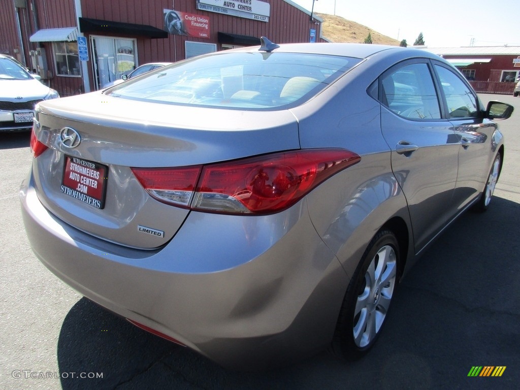 2012 Elantra Limited - Desert Bronze / Beige photo #7