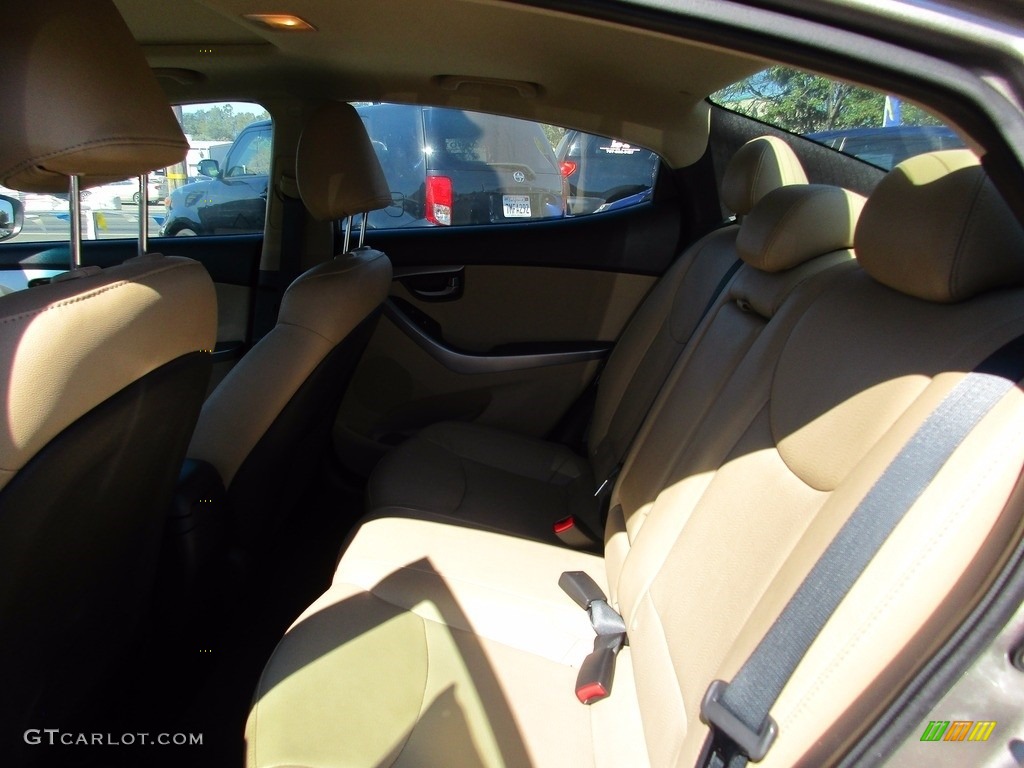 2012 Elantra Limited - Desert Bronze / Beige photo #11