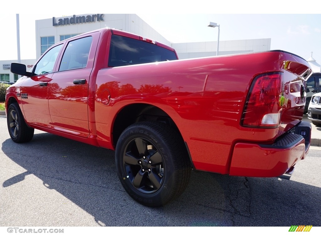 2017 1500 Express Crew Cab - Flame Red / Black/Diesel Gray photo #2
