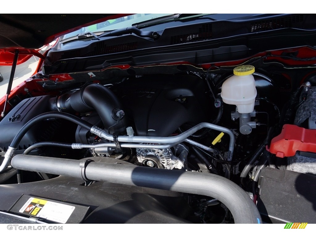 2017 1500 Express Crew Cab - Flame Red / Black/Diesel Gray photo #9