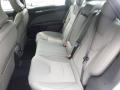 2017 Ford Fusion Dark Earth Grey Interior Rear Seat Photo