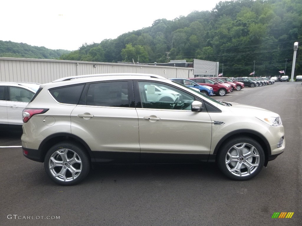 2017 Escape Titanium 4WD - White Gold / Charcoal Black photo #1