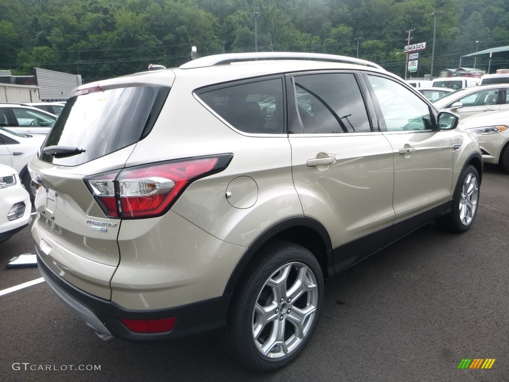 2017 Escape Titanium 4WD - White Gold / Charcoal Black photo #2