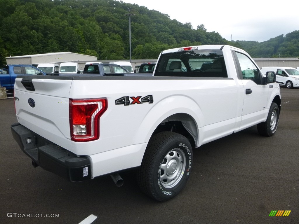 2017 F150 XL Regular Cab 4x4 - Oxford White / Earth Gray photo #2