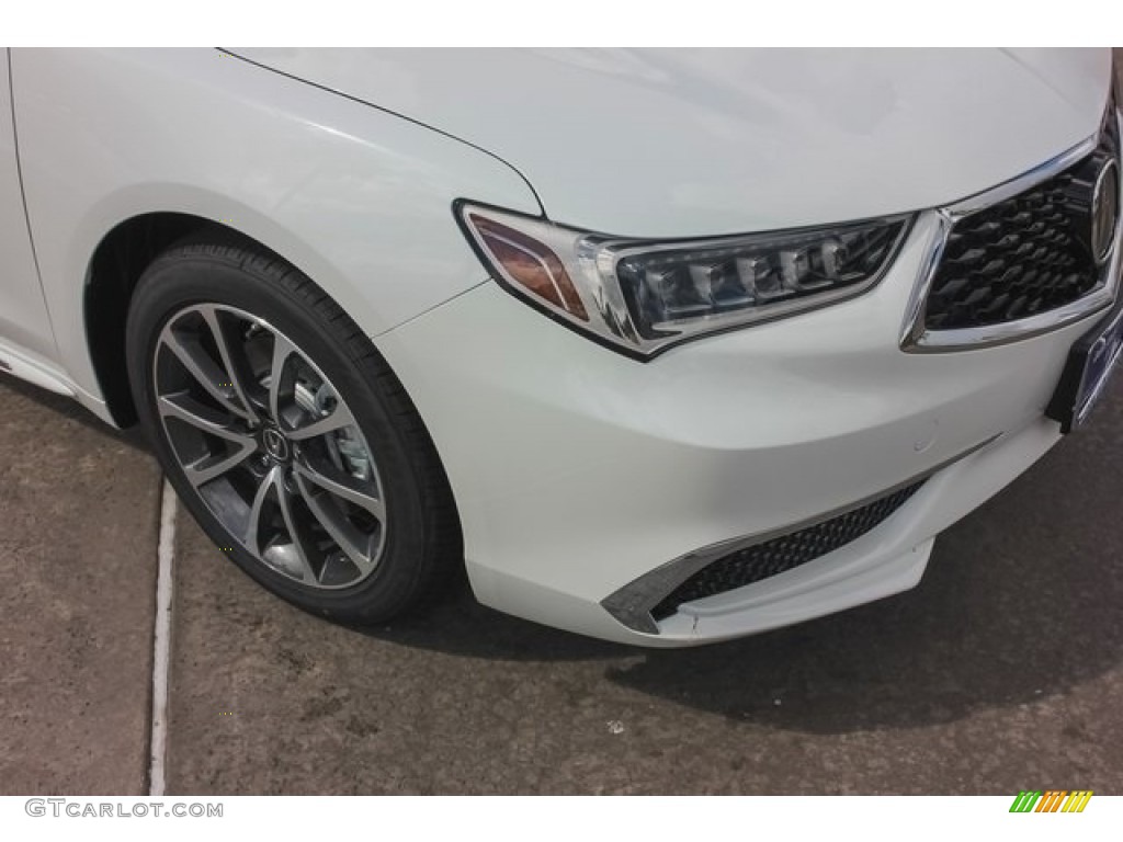 2018 TLX V6 Technology Sedan - Bellanova White Pearl / Parchment photo #10