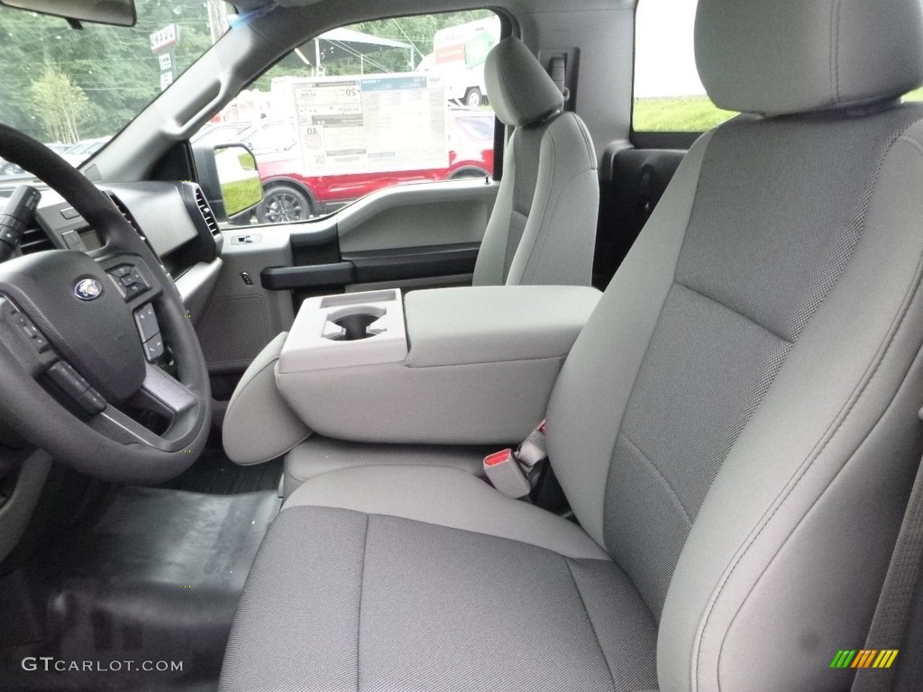 2017 F150 XL Regular Cab 4x4 - Oxford White / Earth Gray photo #12