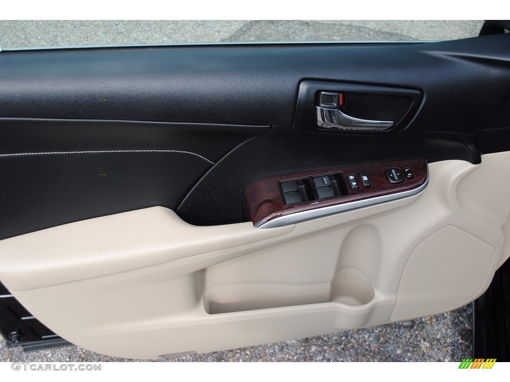 2014 Camry XLE - Attitude Black Metallic / Ivory photo #10