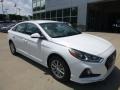 2018 Quartz White Pearl Hyundai Sonata SE  photo #3