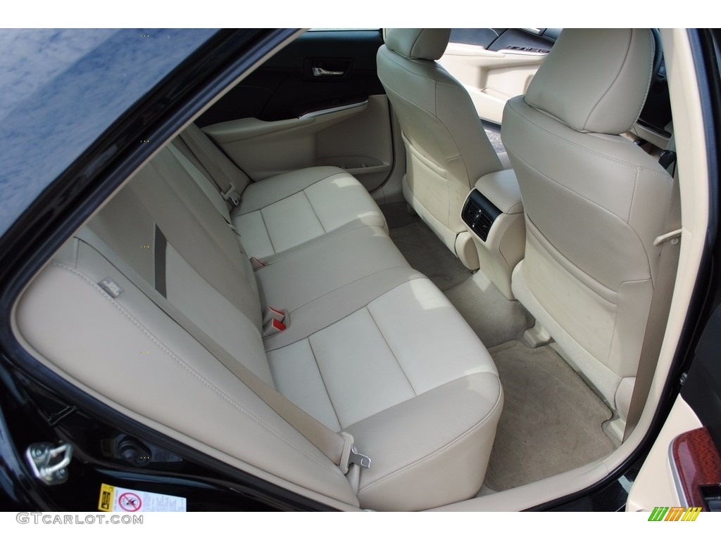 2014 Camry XLE - Attitude Black Metallic / Ivory photo #27