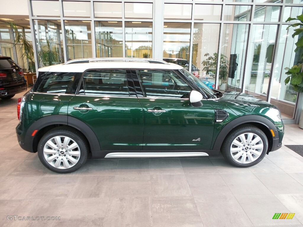 2017 Countryman Cooper ALL4 - British Racing Green II Metallic / Carbon Black photo #1