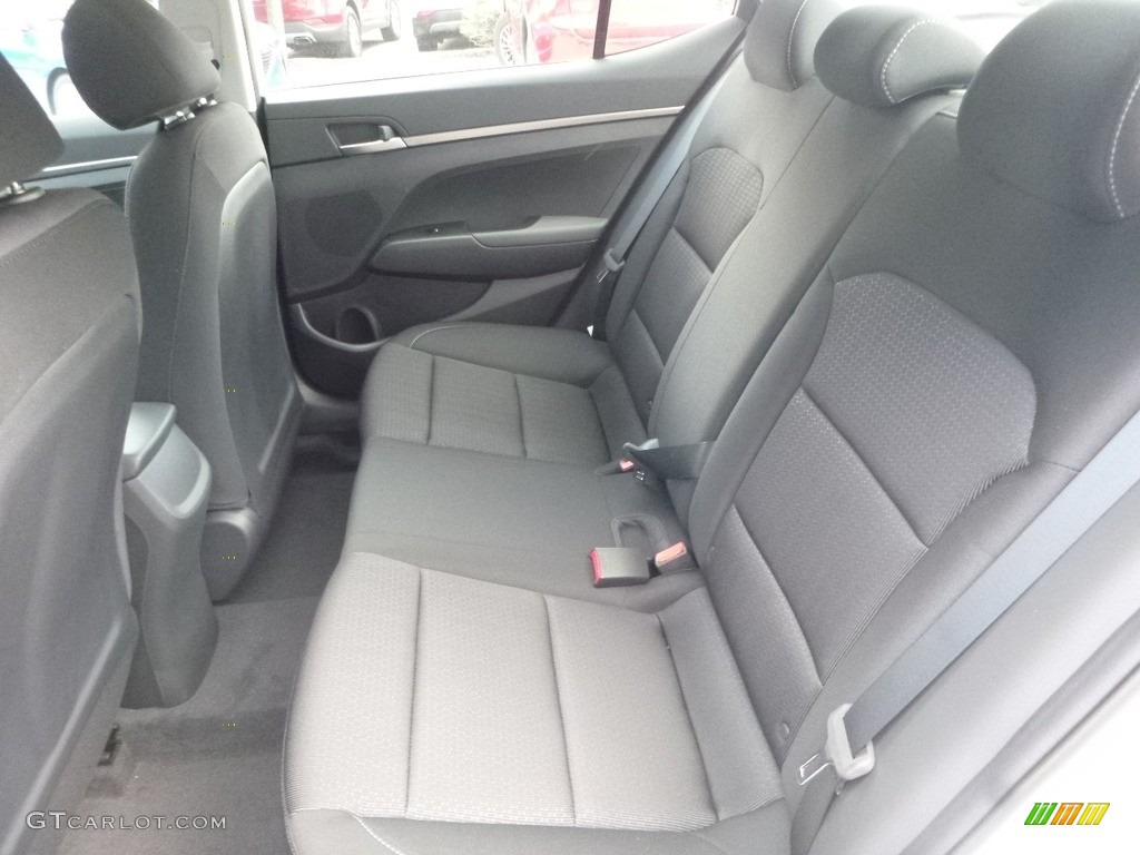 Black Interior 2018 Hyundai Elantra SE Photo #121821736