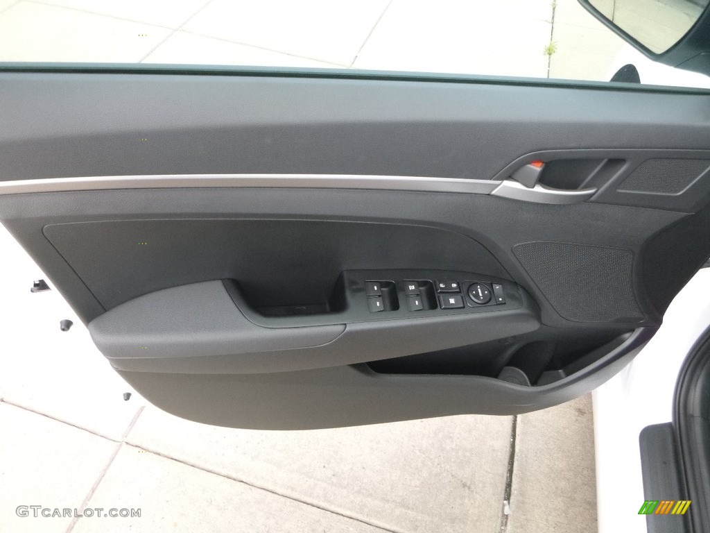 2018 Hyundai Elantra SE Black Door Panel Photo #121821772