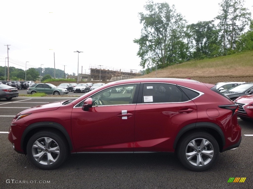 2017 NX 200t AWD - Matador Red Mica / Creme photo #3