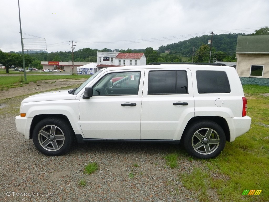 2009 Patriot Sport 4x4 - Stone White / Dark Slate Gray/Medium Slate Gray photo #2