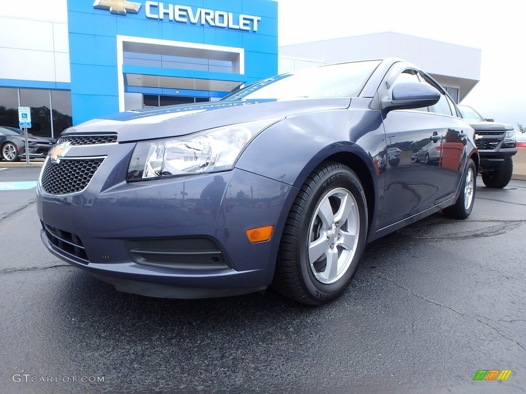 2014 Cruze LT - Atlantis Blue Metallic / Medium Titanium photo #2