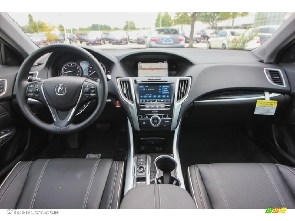 2018 TLX V6 Technology Sedan - Bellanova White Pearl / Ebony photo #9