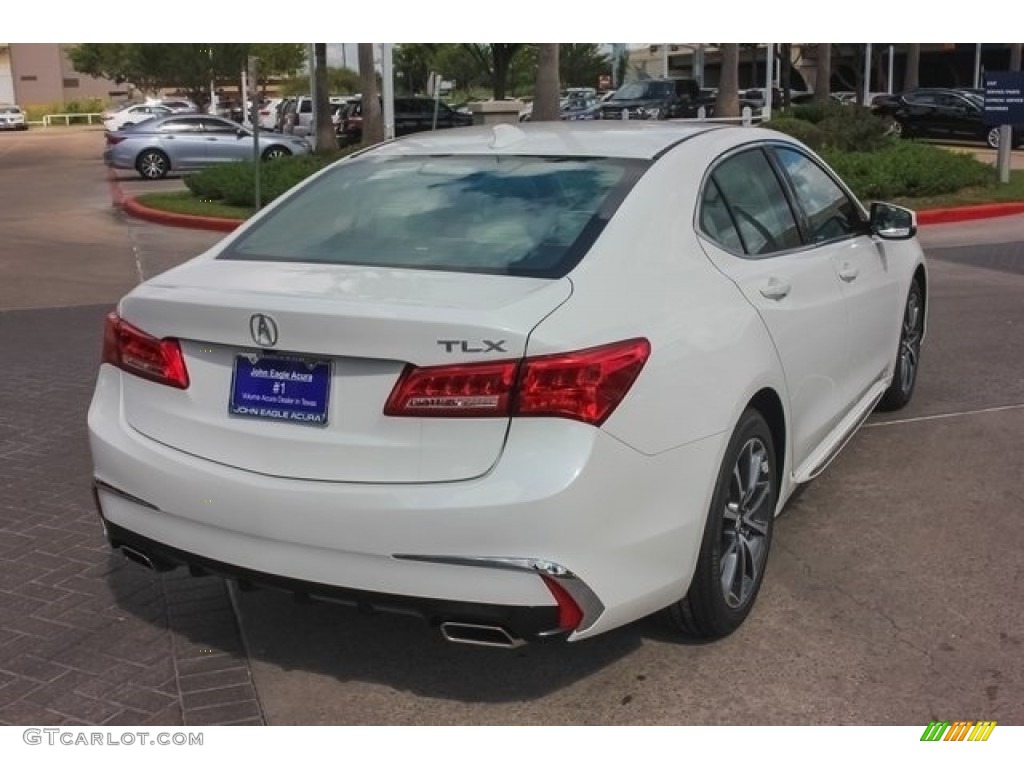 2018 TLX V6 Technology Sedan - Bellanova White Pearl / Parchment photo #7