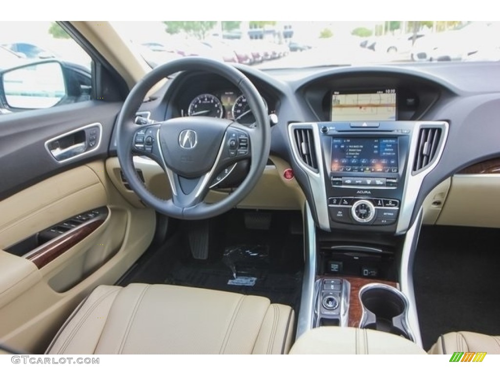 2018 TLX V6 Technology Sedan - Bellanova White Pearl / Parchment photo #28