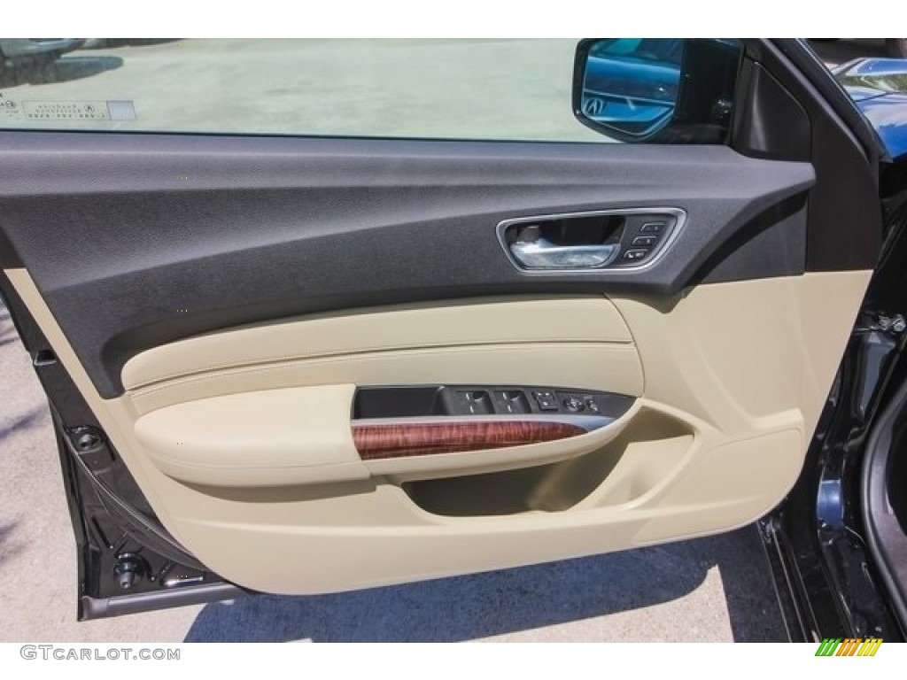 2018 Acura TLX Sedan Parchment Door Panel Photo #121823992