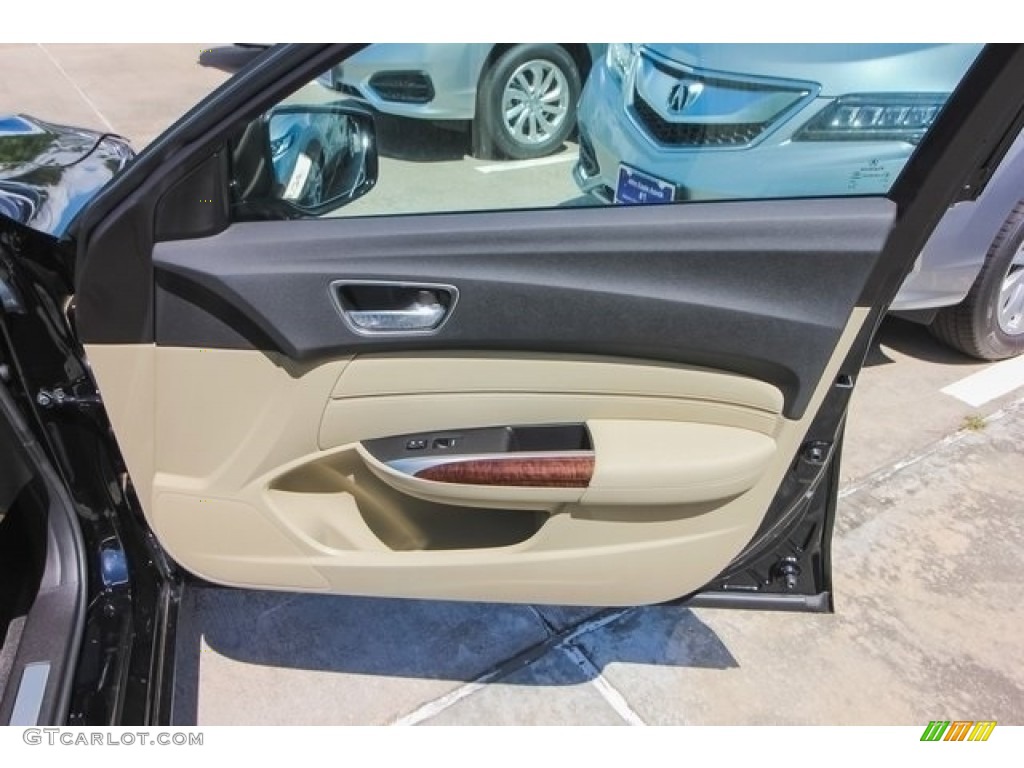 2018 Acura TLX Sedan Parchment Door Panel Photo #121824013