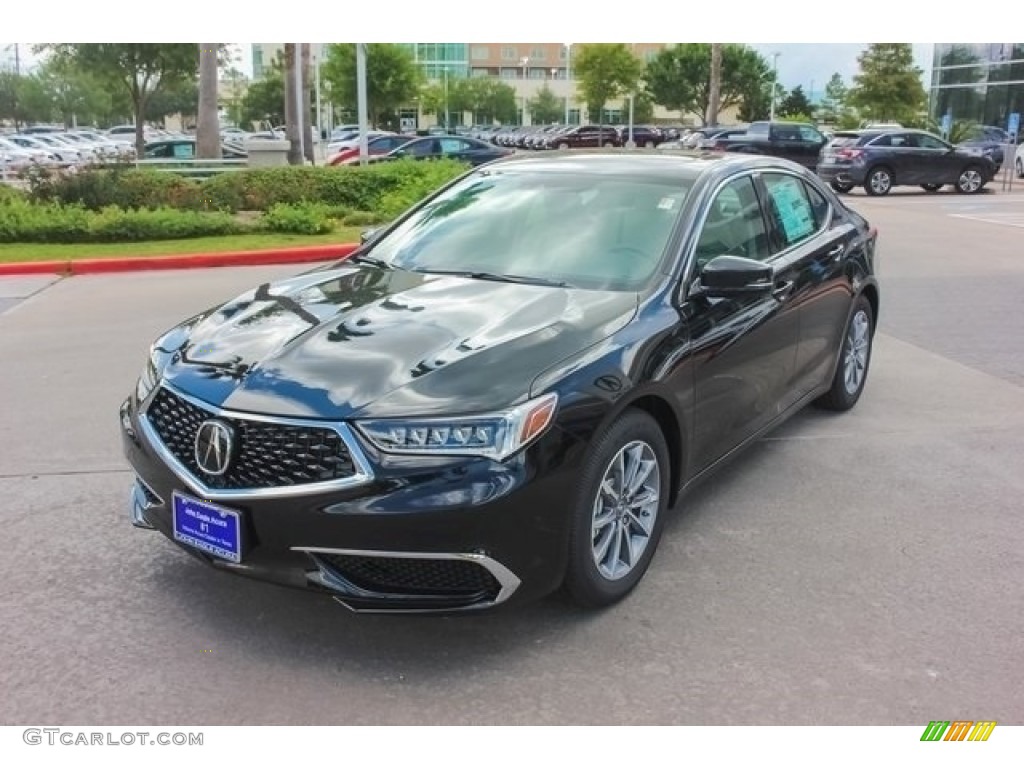 2018 TLX Technology Sedan - Crystal Black Pearl / Parchment photo #3