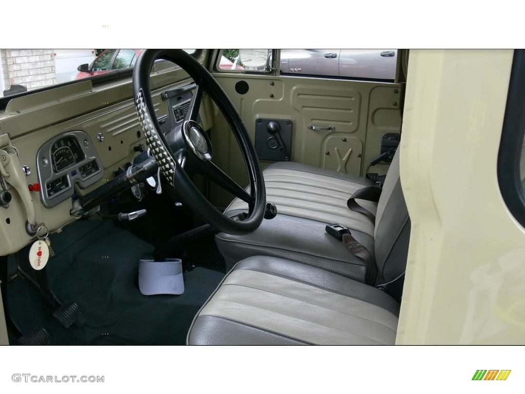 Gray/Cream Interior 1966 Toyota Land Cruiser FJ40 Photo #121825080