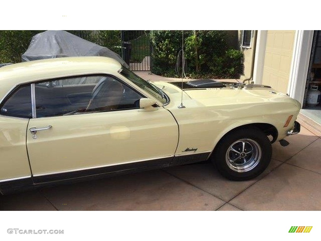 1970 Mustang Mach 1 - Light Ivy Yellow / Ginger photo #3