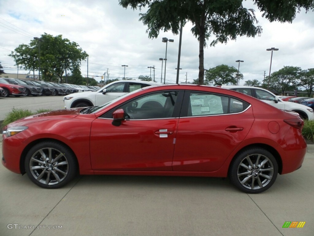 Soul Red Metallic 2018 Mazda MAZDA3 Grand Touring 4 Door Exterior Photo #121825353