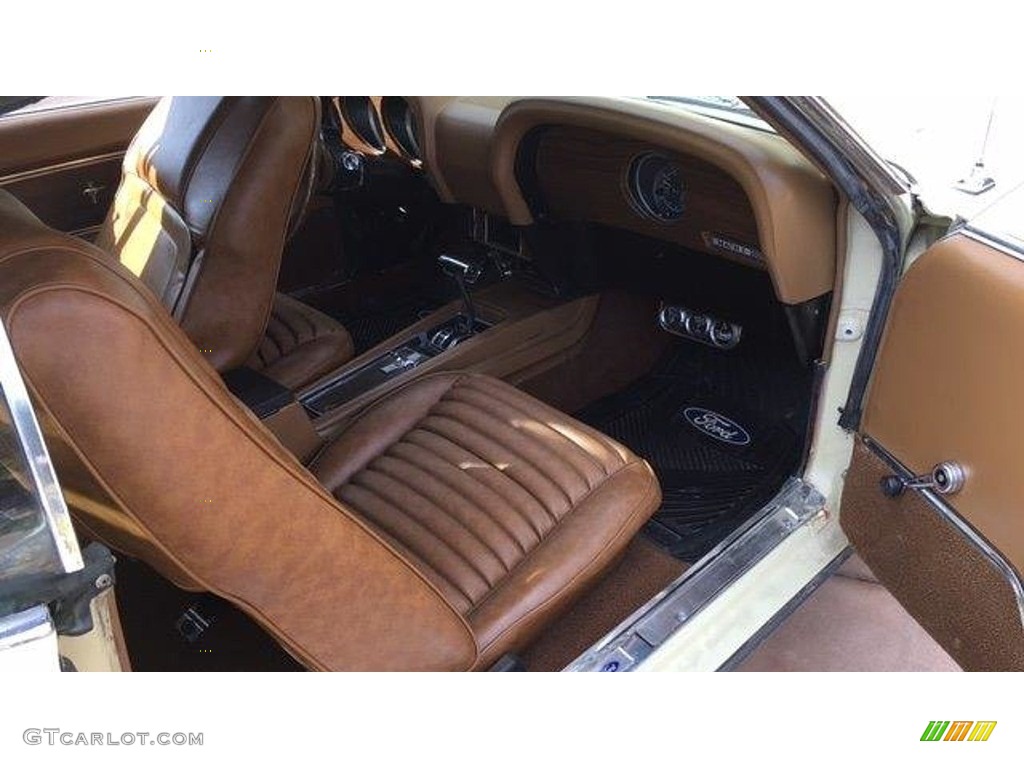 Ginger Interior 1970 Ford Mustang Mach 1 Photo #121825407