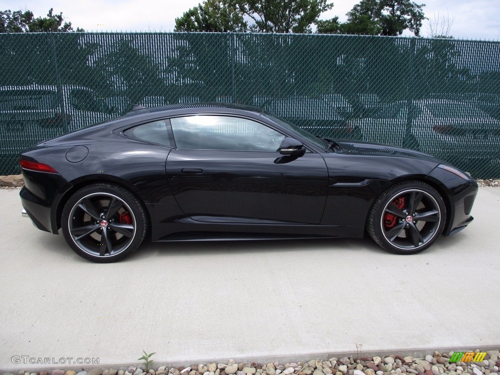 2015 F-TYPE R Coupe - Ultimate Black Metallic / Jet photo #2