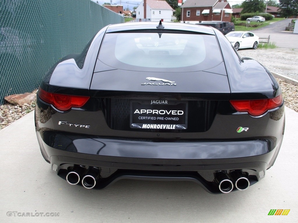 2015 F-TYPE R Coupe - Ultimate Black Metallic / Jet photo #4