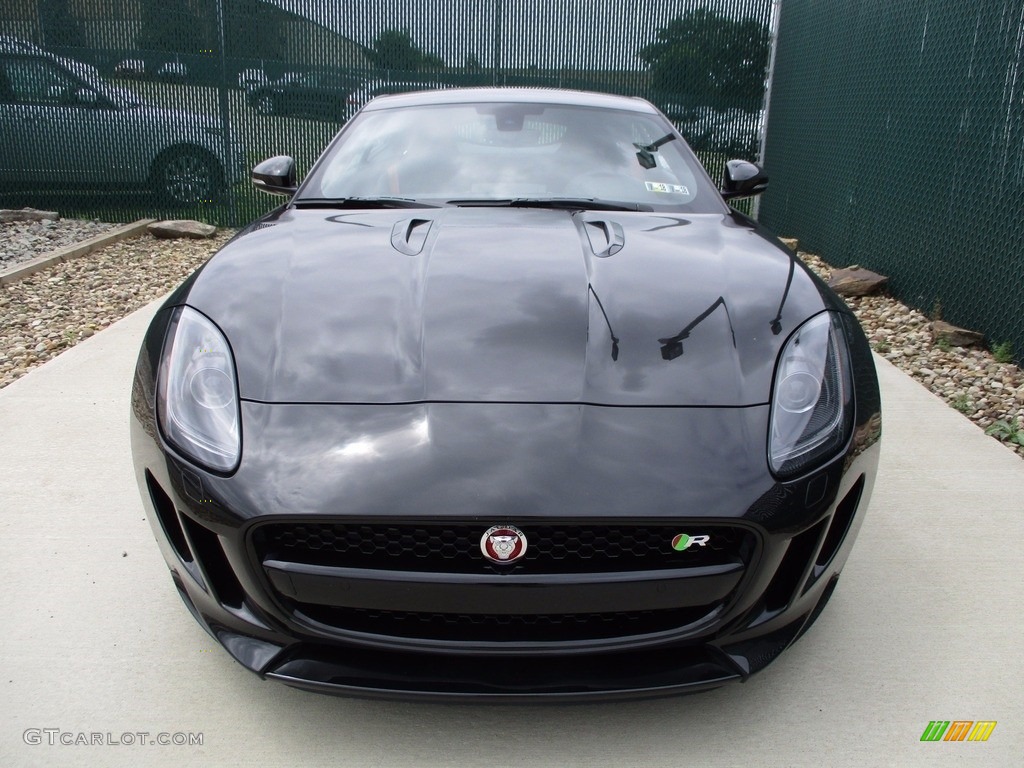 2015 F-TYPE R Coupe - Ultimate Black Metallic / Jet photo #7