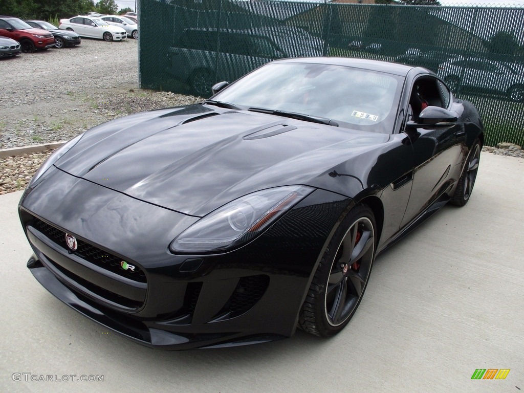 2015 F-TYPE R Coupe - Ultimate Black Metallic / Jet photo #8