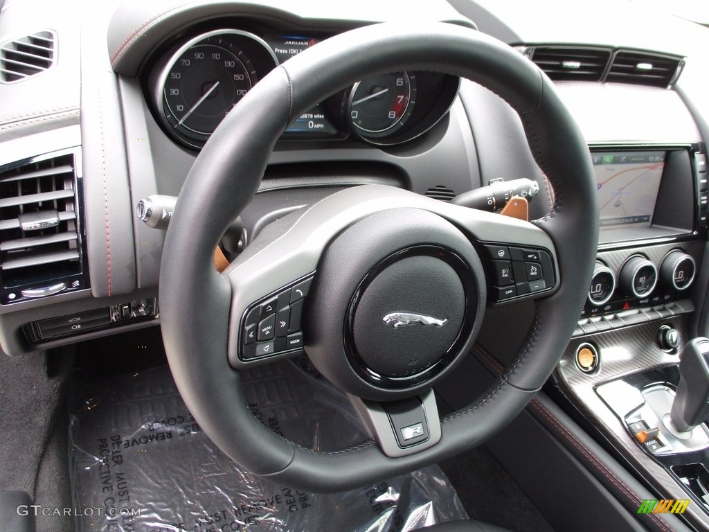 2015 F-TYPE R Coupe - Ultimate Black Metallic / Jet photo #12