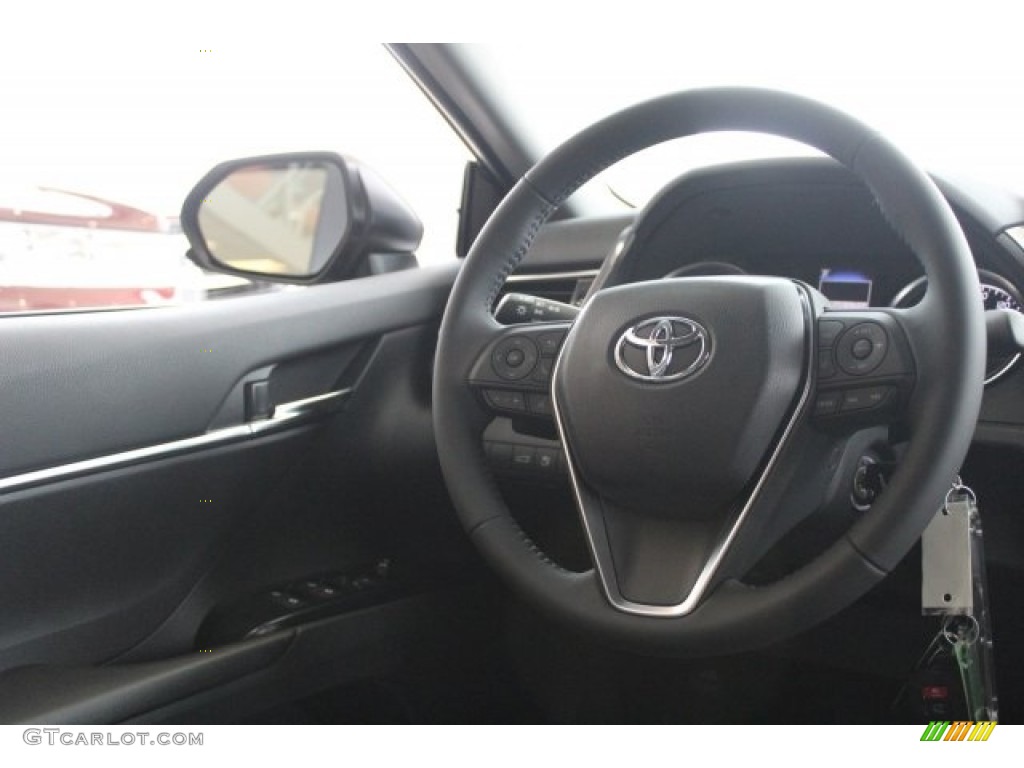 2018 Camry SE - Midnight Black Metallic / Black photo #24