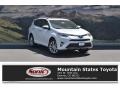 2017 Blizzard Pearl White Toyota RAV4 Platinum  photo #1