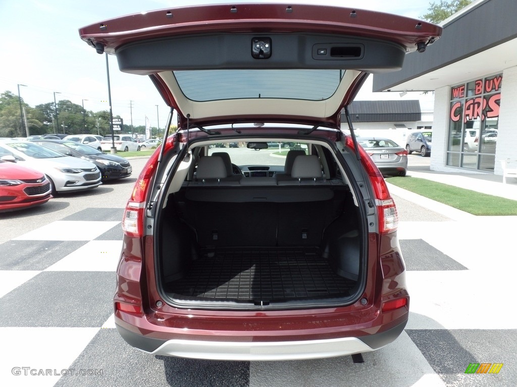 2016 CR-V Touring - Basque Red Pearl II / Gray photo #5