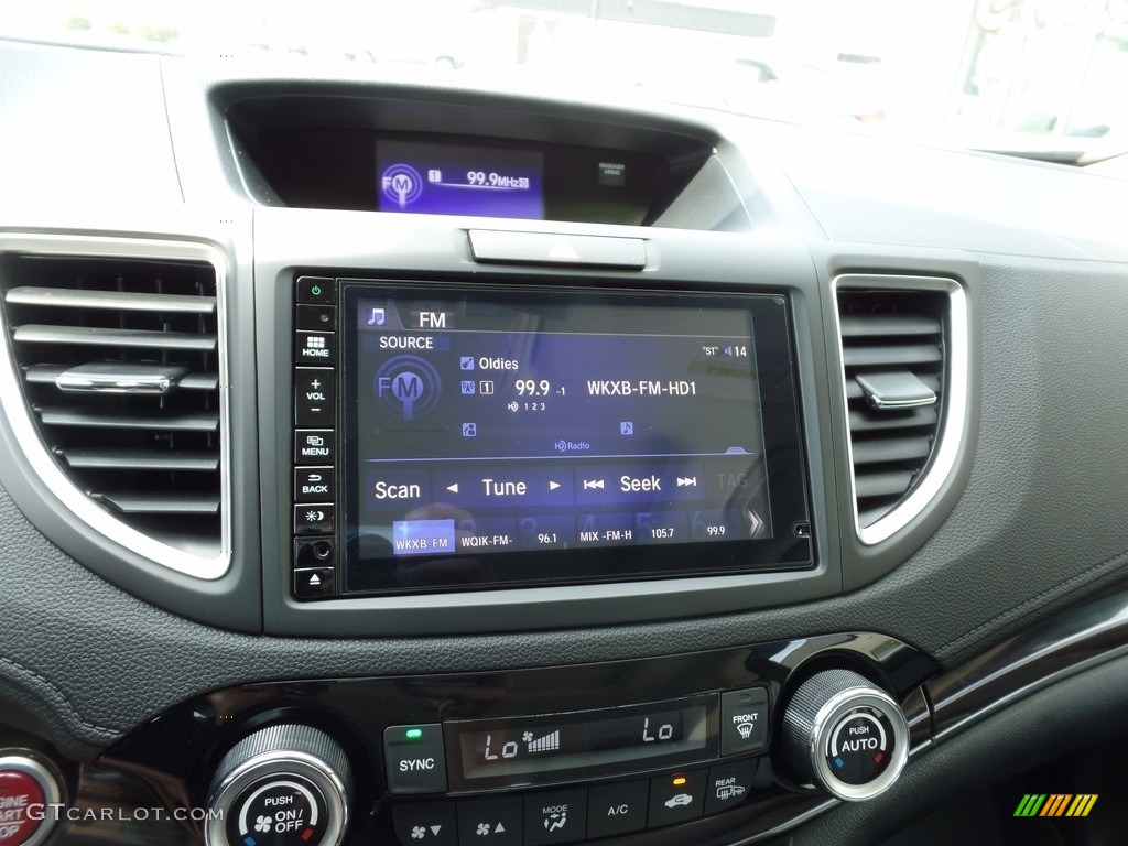 2016 CR-V Touring - Basque Red Pearl II / Gray photo #17