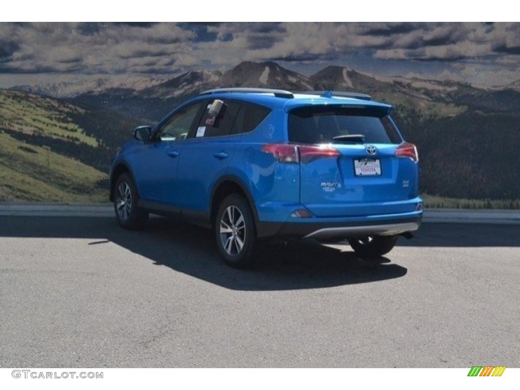 2017 RAV4 XLE - Electric Storm Metallic / Ash photo #3