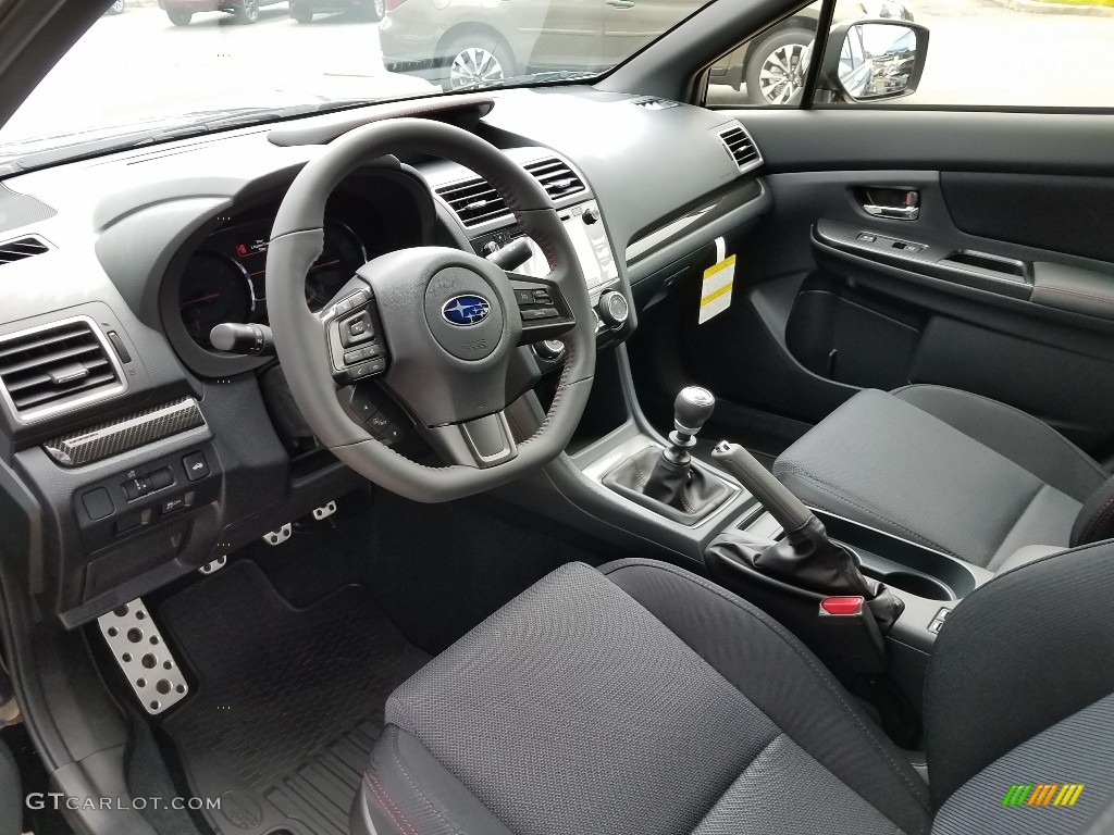 Carbon Black Interior 2018 Subaru WRX Premium Photo #121830369