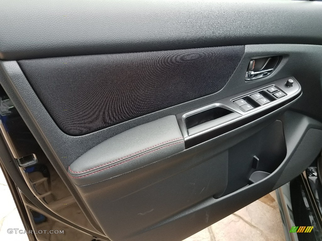 2018 Subaru WRX Premium Carbon Black Door Panel Photo #121830393