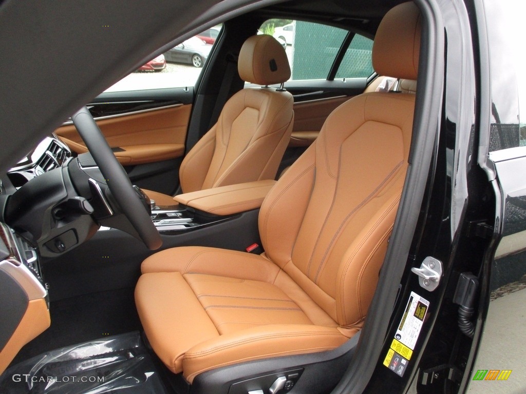 Cognac Interior 2018 BMW 5 Series 530e iPerfomance xDrive Sedan Photo #121830722