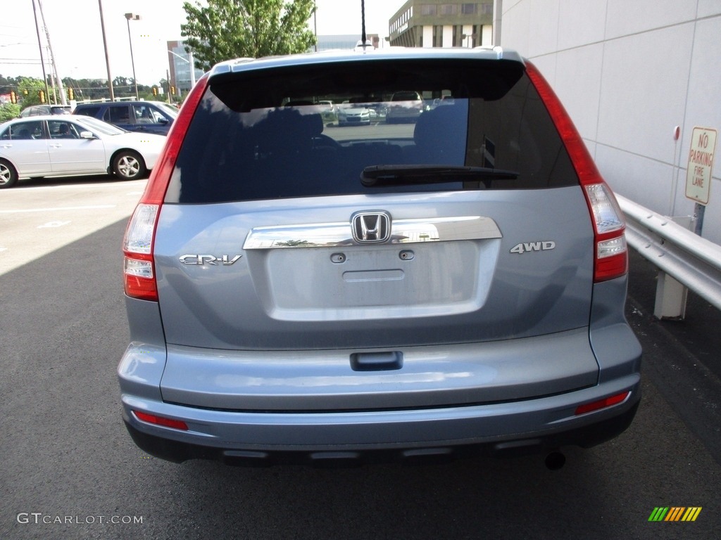 2010 CR-V EX-L AWD - Glacier Blue Metallic / Gray photo #4