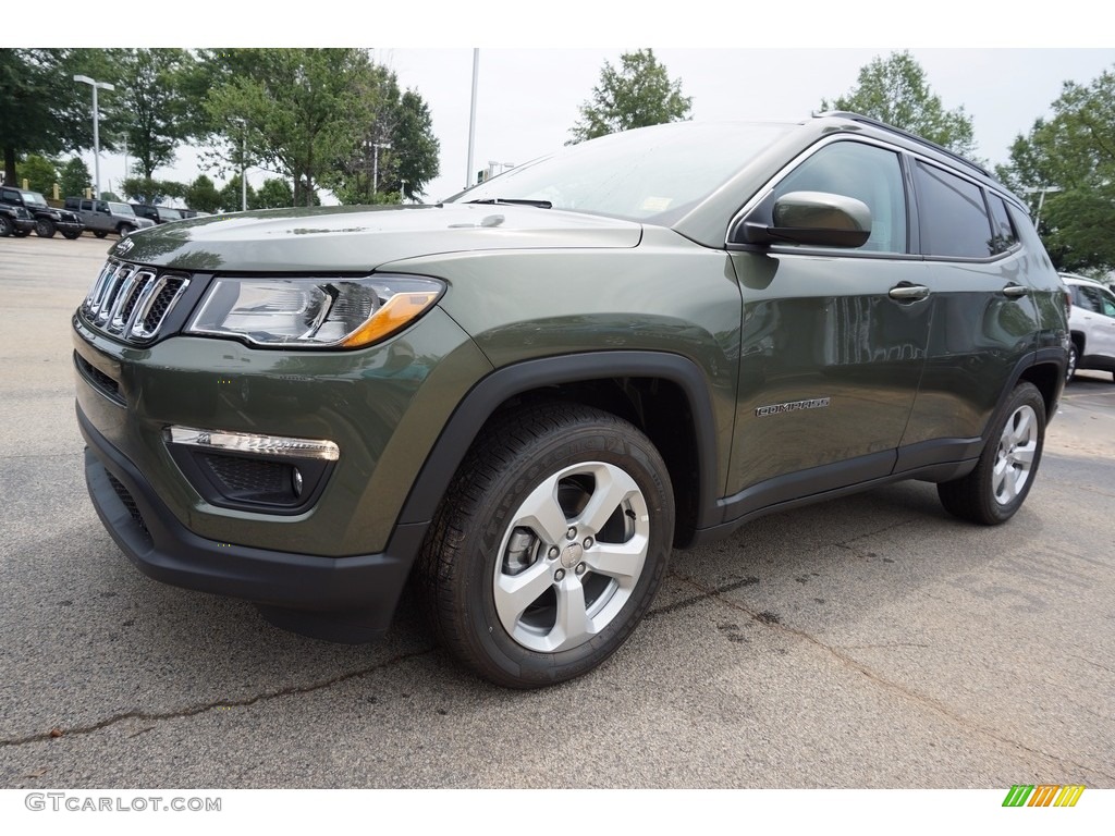 Olive Green Pearl Jeep Compass